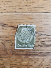 Germany Stamp Hindenburg 30pf Used Green