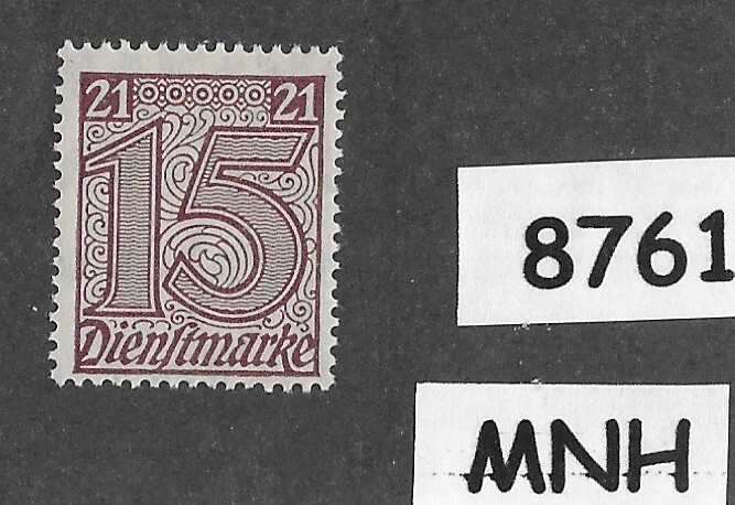 MNH stamp Sc LO4 Weimar Republic 1920-1921 Official Germany Post WWI #8761