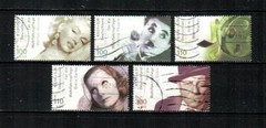 GERMANY Scott’s B890-94 ( 5v ) Film Stars, Marilyn Monroe F/VF Used ( 2001 )