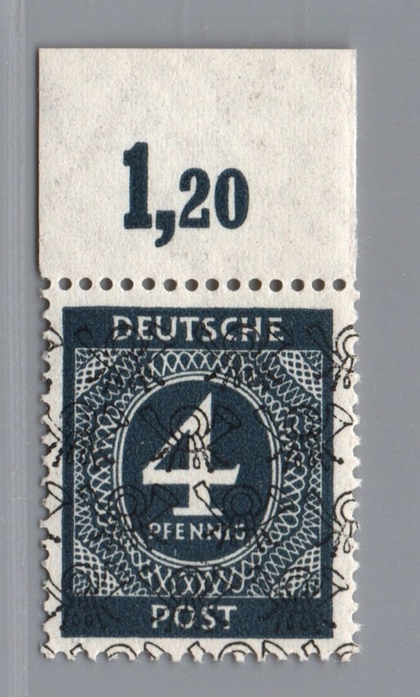 Allied Occupation BiZone Mi.Nr III/II POR mint never hinged, inspected
