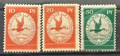 1912 German stamps Mi:DR I – III full set Airmail Pigeon with Letter MNH ok /949