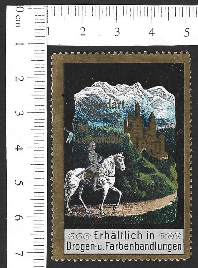 Germany STANDART BRONZE vintage advertisement poster stamp
