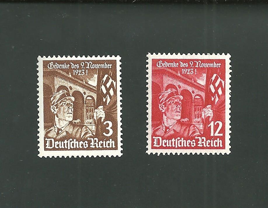 Vintage Germany Scott #467 & 468 Set of 2 MNH Mint Never Hinged Postage Stamps
