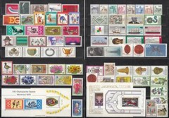 Germany 1976 + 1977 – complete year sets – MNH (b5)