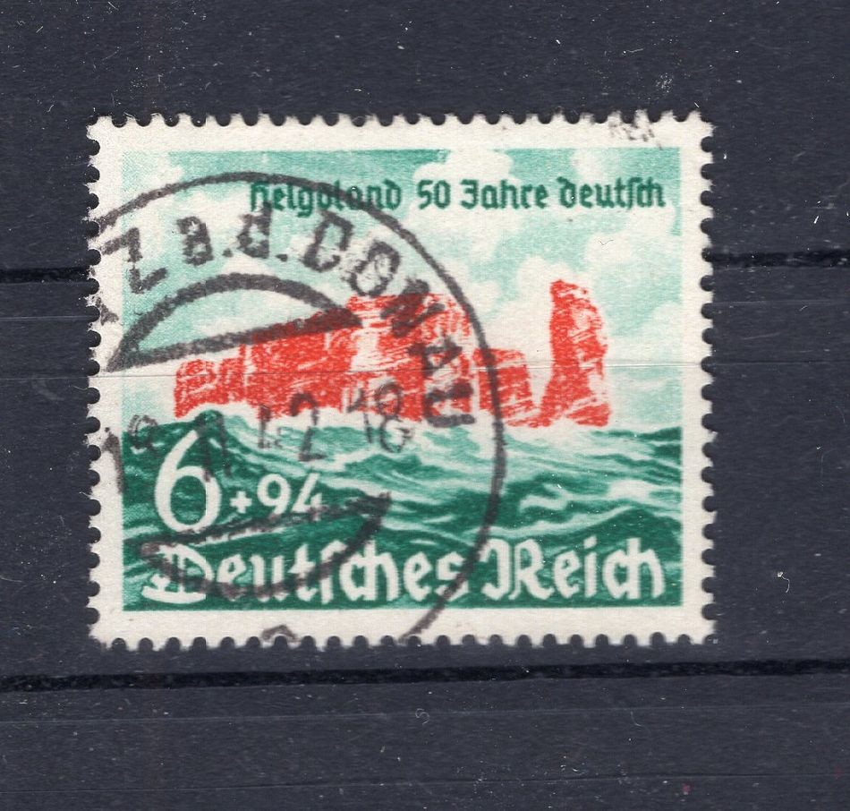 DR-3.Reich 750 Luxus Lightly Used Stamped (Michel 750) Example Image