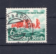 DR-3.Reich 750 Luxus Lightly Used Stamped (Michel 750) Example Image