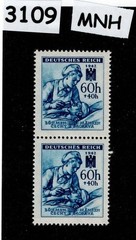 MNH Stamps B11 1942 Germany WWII / Red Cross Nurse with Wounded soldier #3109