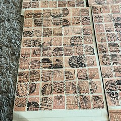OUTSTANDING ORANGE GERMANY 30pf DIENSTMARKE USED STAMPS HOARDER LOT WORLD WAR I