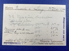 1895 GERMANY BERLIN LOCAL POST PACKETFAHRT (Special Red Mailbox) POSTAL CARD