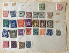 PRE-WW2 GERMAN WEIMAR REPUBLIC INFLATIONARY POSTAGE STAMP GROUPING