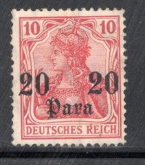 GERMANY GERMAN DEUTSCHES REICH TURKEY STAMP OVERPRINT USED 1395CD