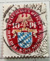 Germany Lot of 12 City Seals 1925-29 SC Range B12-B30 Semi-Postal CXL’d