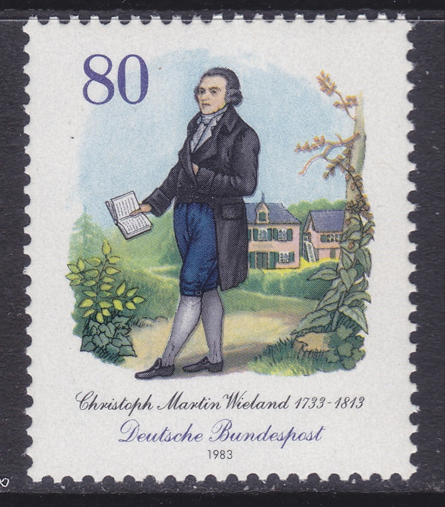 BRD FRG #Mi1183 MNH 1983 Christoph Martin Wieland Writer & Poet [1401]