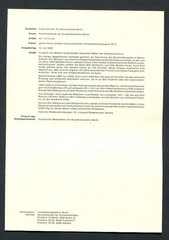 Germany – Berlin : Modern Art Day Sheetlet (ETB) from 1982 (Michel # 10/1982)