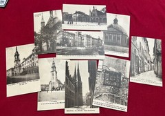 9 Vintage Berlin Germany Postcards Alt-Berlin Historic Churches Streets Building