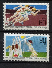 Germany – Berlin : Sports semi-postal set from 1982 – mint NH