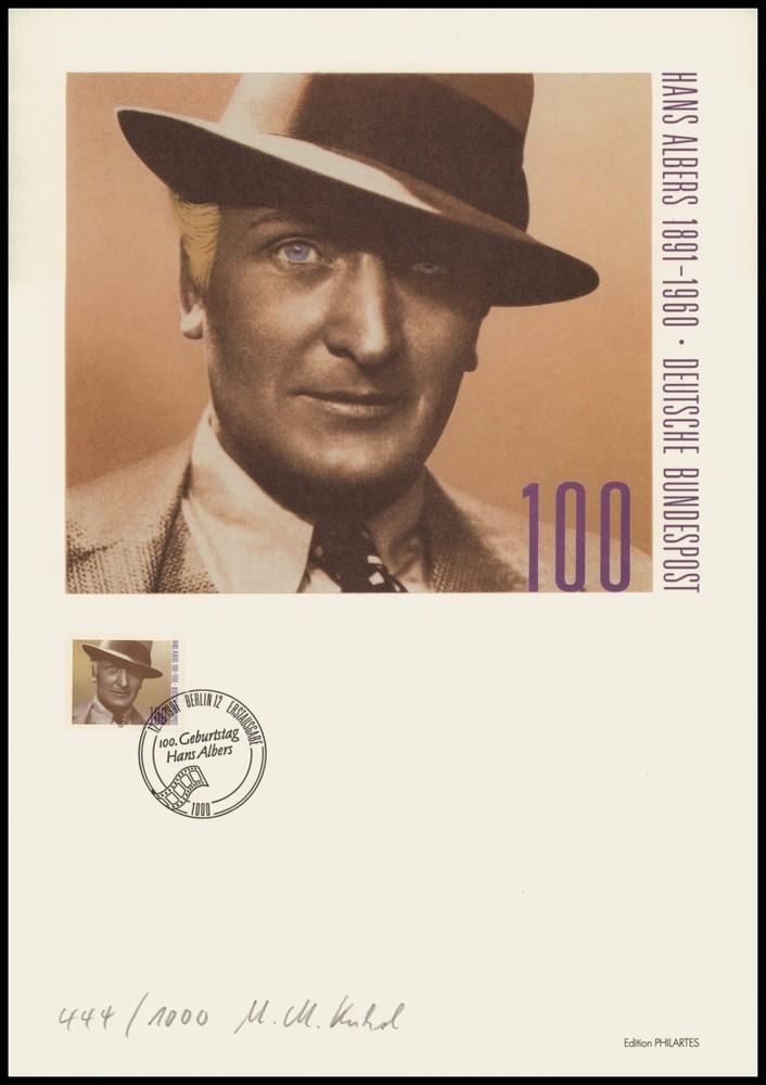 ART-EDITION 1991 GERMANY 1561 HANS ALBERS PM „BERLIN“ Ltd. 1.000!!