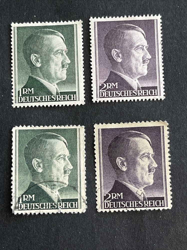 Adolph Hitler Third Reich 4 stamp,1942-1944,Mint And Used,See Photos/descriptio