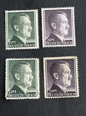 Adolph Hitler Third Reich 4 stamp,1942-1944,Mint And Used,See Photos/descriptio