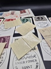 WWII German Hitler Stamps Lot Reich & Covers+ Blocks+Singles Birtday