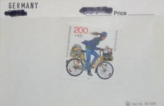 Germany 200+100 Tag Der Briefmarke Stamp MNH Semi-Postal Multi-Color Uncertified