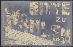 GERMANY 1904 postcard LEIPZIG FLAG MACHINE CANCEL………………………H329