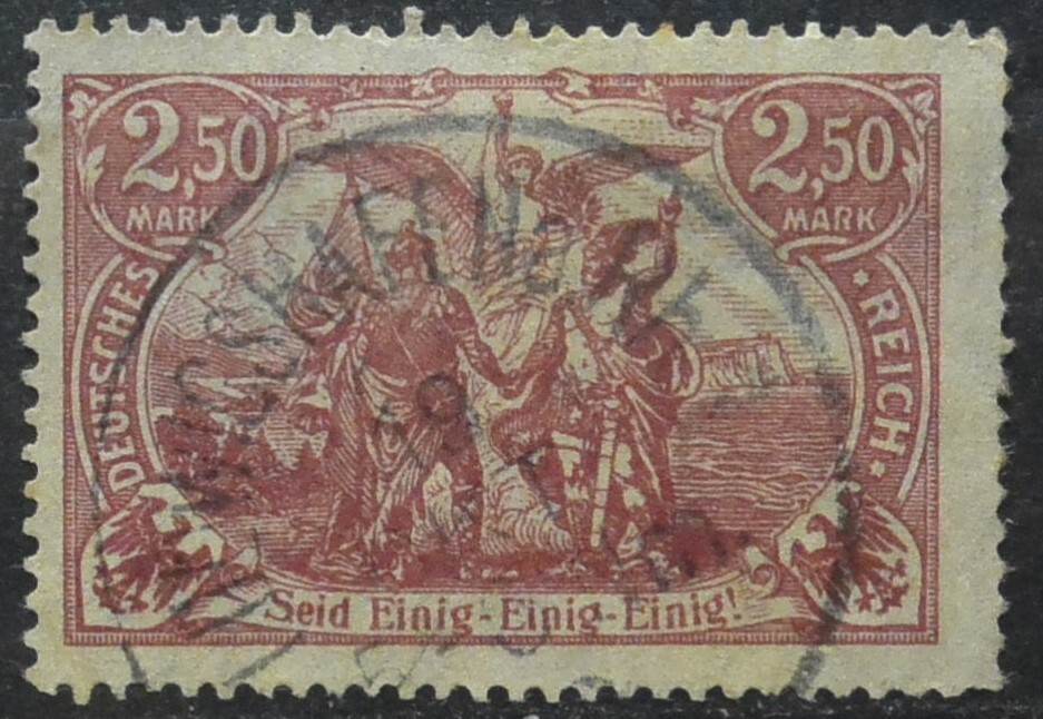 1920 German Empire 3 Reich 250M. Signed 115b Used (Wei.143