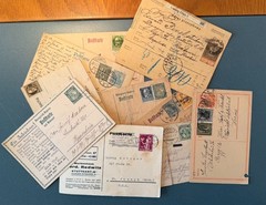 Lot of 25 Early German Postcards used from the 1920’s