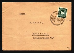 Germany 1947 Munich Event Cover / Light Creasing – Z17138