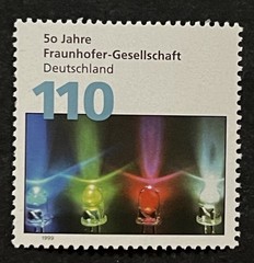 Travelstamps: 1999 Germany Stamp Sc #2033 50th Anniv. Fraunhofer Society MNH OG