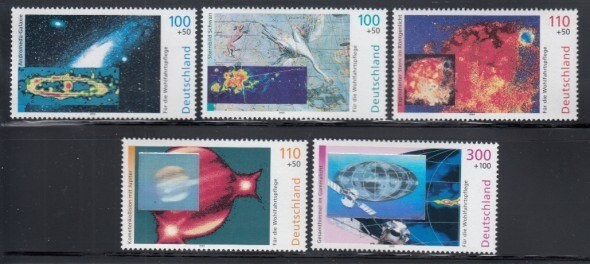 GERMANY The Cosmos MNH set