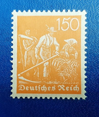Germany Stamp Deutsches Reich 150 Pfennig 1921 Mi. Nr. 169 WZ 1 (22520)