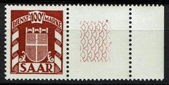 Saarland, Dienst 1487.8oz Unused (Rubber Fault), Mi. for 250