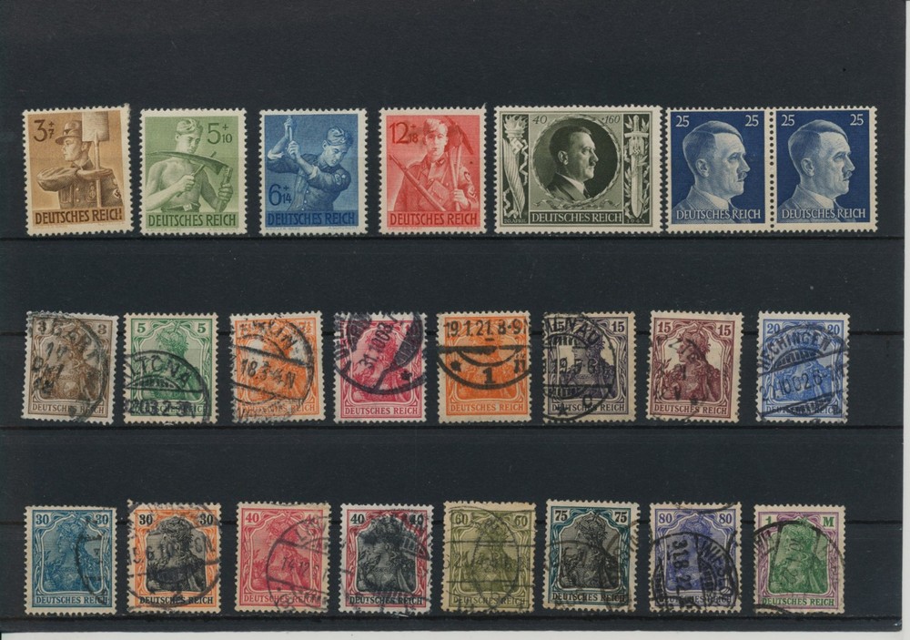 Germany, Deutsches Reich, Nazi, liquidation collection, stamps, Lot,used (BD 30)