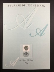 GERMAN POST ART-EDITION 1998/20 1996 DEUTSCHE MARK GELD MONEY