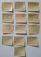 Germany Semi-Post Stamps, 1944, sc#257-269, Mint, Hinged, OG, Complete Set