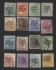Germany 10N1 – 10N16 USED 1948 Spviet Occupation Zone overprints ( Stock Scan)