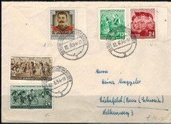 German Democratic Republic: 1954 Postal History Cover