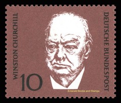 EBS Germany 1968 – Adenauer Commemoration – Churchill – Michel 554-557 – MNH**