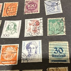 Germany 25 Used Stamps Lot Deutsches Reich Germany & Colonies Collectible