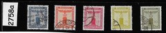 Stamps Small Swastika Third Reich era 1938-1942 Germany during WWII #2758a