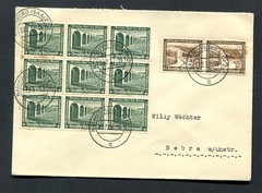 German Reich WW II : Great cover from 1937 – Naumburg – used