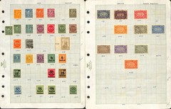 Germany Stamp Collection on 47 Pages, WWII Occupations, Danzig, Thurn++ (KD)