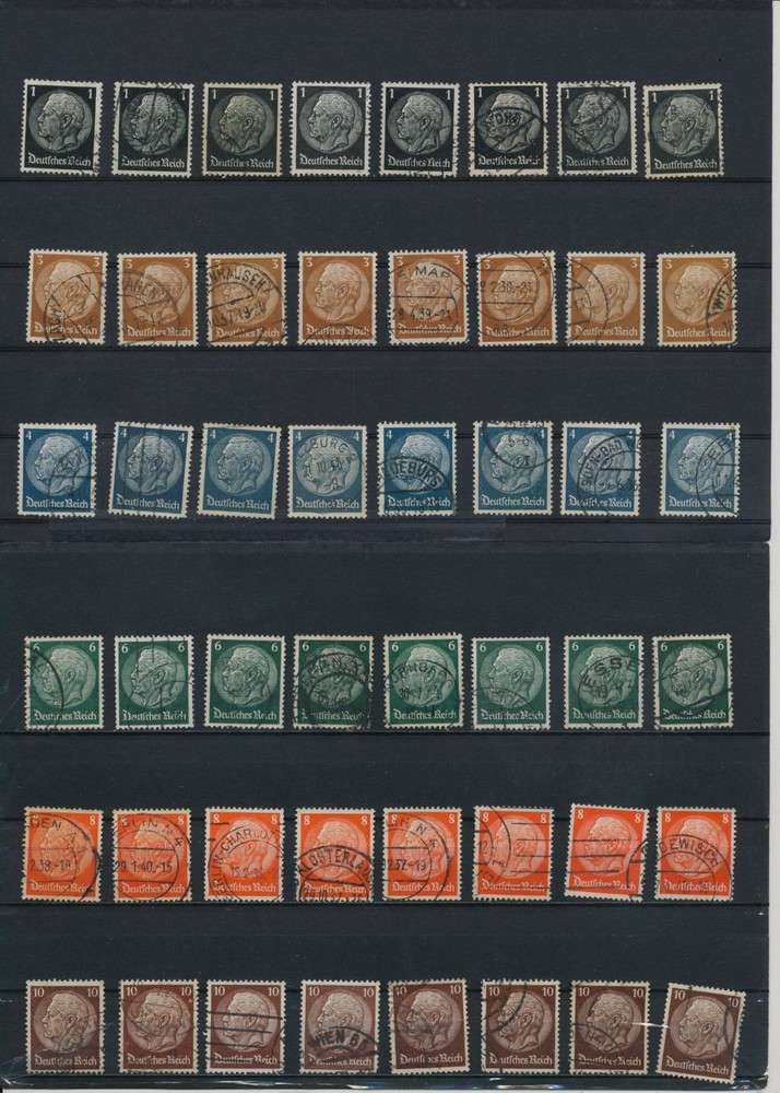 Germany, Deutsches Reich, Nazi, liquidation collection, stamps, Lot,used (BO 16)