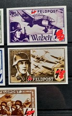 Field Post Belgian-Flemish Legion Donation Vignettes SS around 1943 – Reproduction