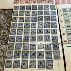SOLID GERMANY MINT AND USED STAMP LOT WORLD WAR I INFLATION OVPTS $50B