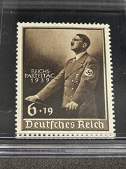 ADOLF HITLER SPEAKS NSDAP RALLY Third Reich Nazi German MNH Stamp WW2 w Case