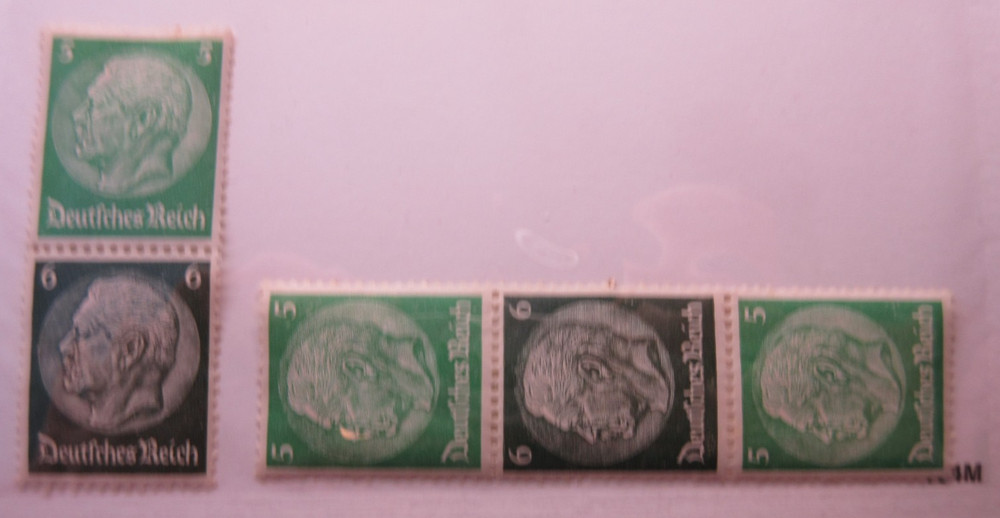 GERMANY Zusammendrucke Michel: S187, S188, MINT LIGHTLY HINGED Lot32 Cat €12