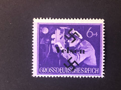 Germany WWII propaganda fantasy overprint (VELSEN) 6+4 Rpf. MNH #126