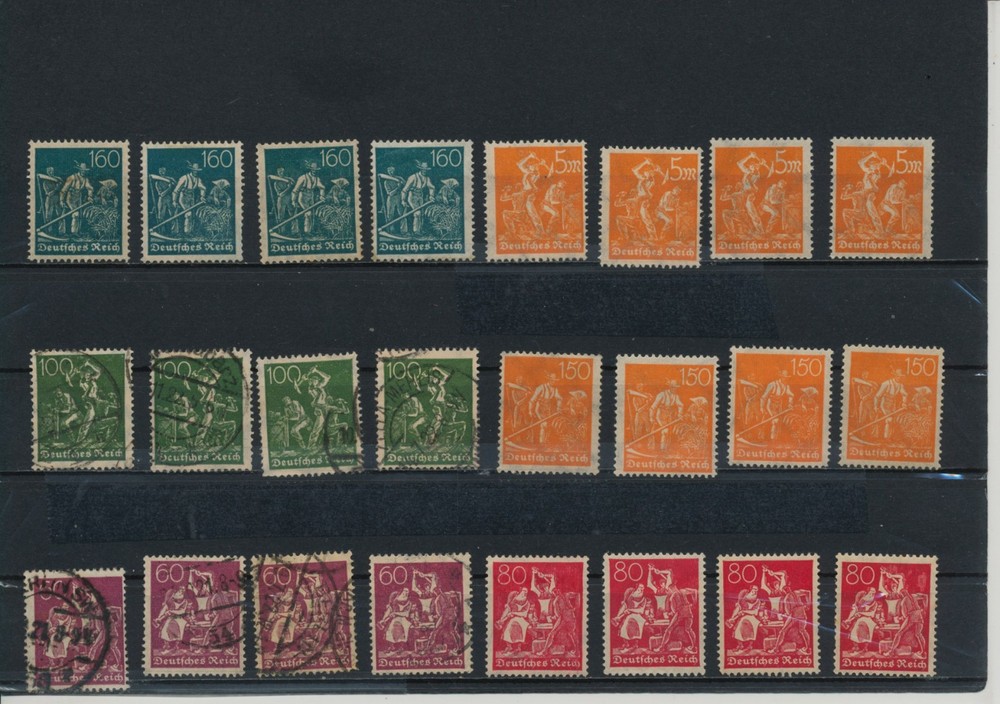 Germany, Deutsches Reich, Nazi, liquidation collection, stamps, Lot,used (BL 37)